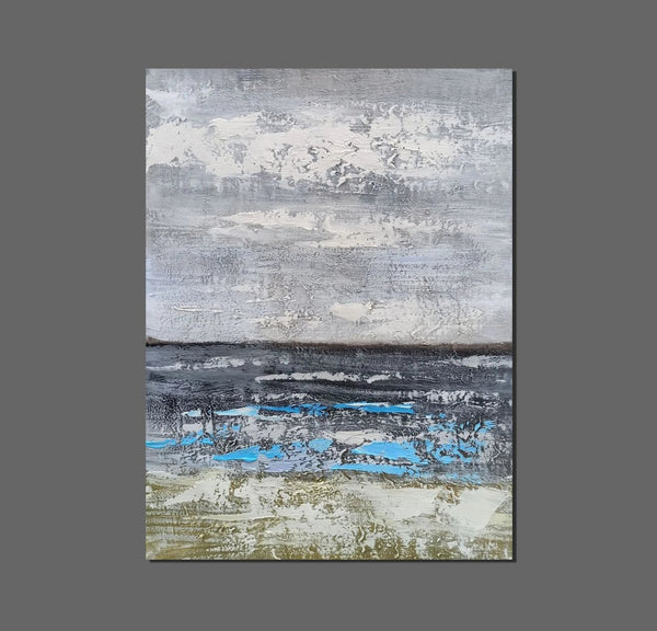 Living Room Acrylic Wall Art Ideas, Buy Art Online, Modern Abstract Paintings, Abstrct Acrylic Paintings, Heavy Texture Canvas Art-Art Painting Canvas