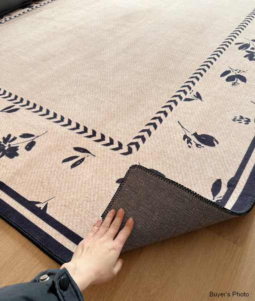 Unique Modern Rugs for Dining Room, Abstract Modern Rugs for Bedroom, Large Modern Rugs for Living Room, Contemporary Geometric Modern Rugs-Art Painting Canvas