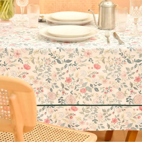 Country Farmhouse Tablecloth, Rustic Table Covers for Kitchen, Large Rectangle Tablecloth for Dining Room Table, Square Tablecloth for Round Table-Art Painting Canvas