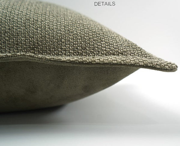 Large Green Square Modern Throw Pillows for Couch, Large Throw Pillow for Interior Design, Contemporary Modern Sofa Pillows, Simple Decorative Throw Pillows-Art Painting Canvas