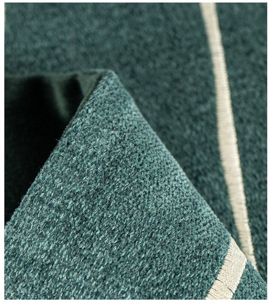 Abstract Green Decorative Throw Pillows, Geometric Square Modern Throw Pillows for Couch, Large Contemporary Throw Pillow for Interior Design-Art Painting Canvas