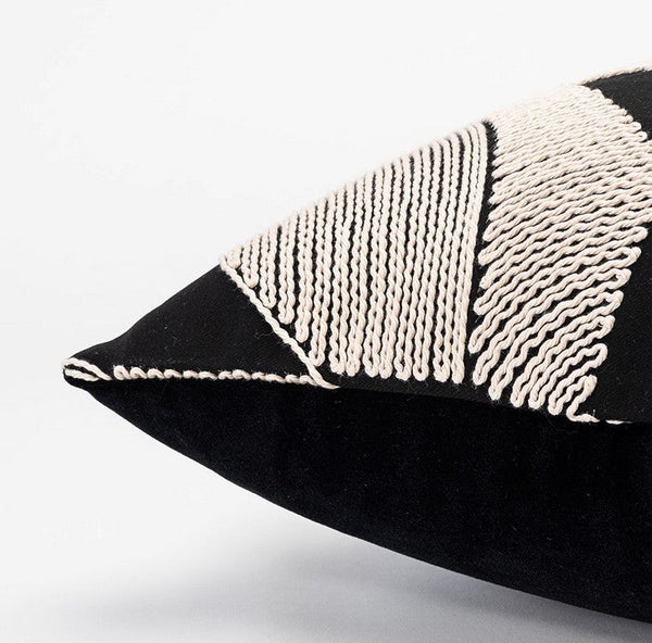 Modern Pillows for Couch, Contemporary Modern Sofa Pillows, Decorative Throw Pillows for Bedroom, Large Modern Pillow for Living Room-Art Painting Canvas