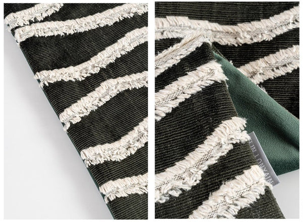 Large Simple Throw Pillow for Bedroom, Contemporary Pillows, Abstract Decorative Throw Pillows, Green Square Modern Throw Pillows for Couch-Art Painting Canvas