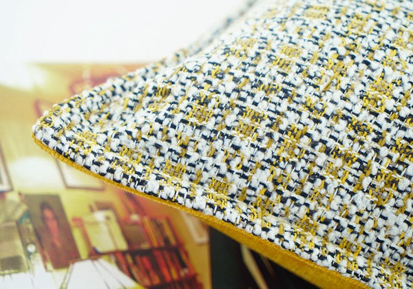 Contemporary Modern Sofa Pillows, Large Yellow Decorative Throw Pillows, Large Square Modern Throw Pillows for Couch, Simple Throw Pillow for Interior Design-Art Painting Canvas