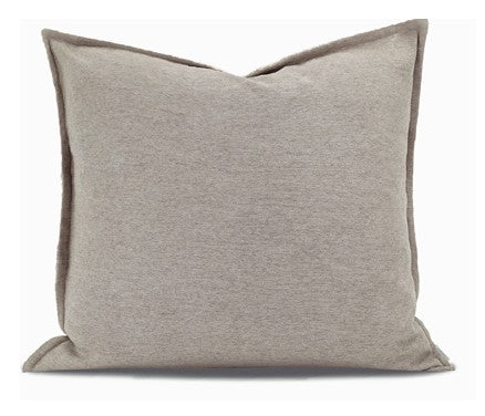 Large Square Modern Throw Pillows for Couch, Large Brown Throw Pillow for Interior Design, Contemporary Modern Sofa Pillows, Simple Decorative Throw Pillows-Art Painting Canvas