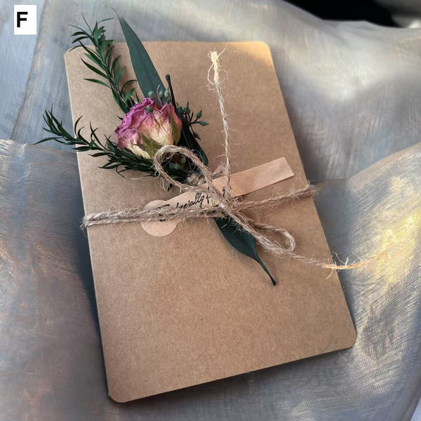 Original Handmade Dried Flower Greeting Cards, Beautiful Valentine's Day Greeting Card, Creative Birthday Greeting Card, Wedding Greeting Card, Unique Anniversary Greeting Card-Art Painting Canvas