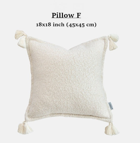 Modern Decorative Cushion Covers, Unique Decorative Pillow Arrangement Ideas for Couch, Decorative Pillows for Living Room, Large Decorative Pillows for Interior Design-Art Painting Canvas