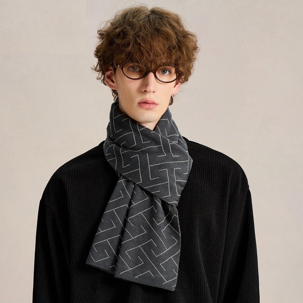 Unique Gifts for Men, Men's Wool Scarf Winter, Business Casual Scarf for Men, Long Wool Man Scarf, Formal Men Scarf Styles, Men's Winter Scarves, Fashion Men Scarf