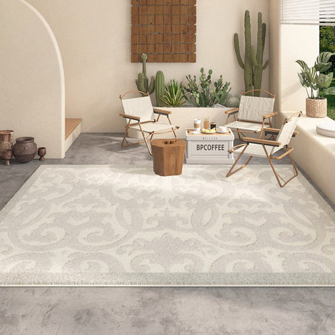 Large Modern Rugs for Living Room, Dining Room Abstract Floor Rugs, Contemporary Area Rugs Next to Bed, Hallway Modern Runner Rugs-Art Painting Canvas
