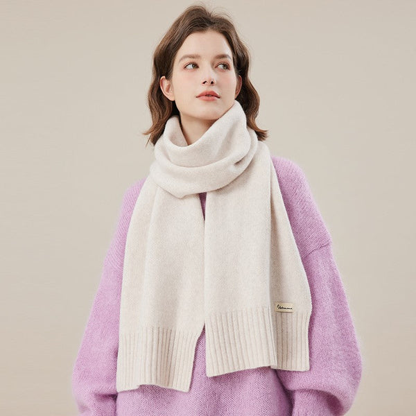 Wool Scarf for Women, Casual Scarf for Women, Fashion Designer Scarf, Cold Weather Scarf, Modern Winter Scarf, Soft Cashmere Scarf for Women-Art Painting Canvas