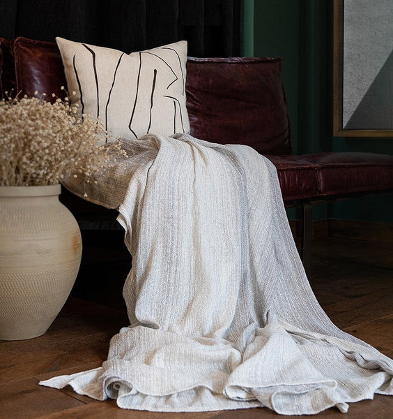 Geometric Square Modern Throw Pillows for Couch, Beige Decorative Throw Pillows, Large Contemporary Throw Pillow for Interior Design-Art Painting Canvas