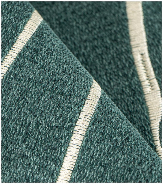 Abstract Green Decorative Throw Pillows, Geometric Square Modern Throw Pillows for Couch, Large Contemporary Throw Pillow for Interior Design-Art Painting Canvas