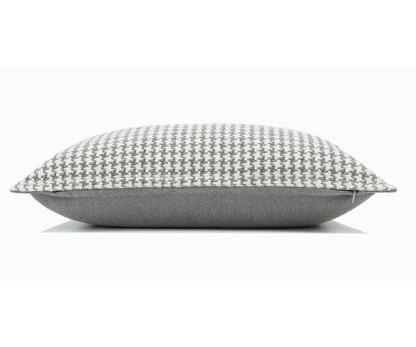 Gray Chequer Modern Sofa Pillows, Large Decorative Throw Pillows, Contemporary Square Modern Throw Pillows for Couch, Abstract Throw Pillow for Interior Design-Art Painting Canvas