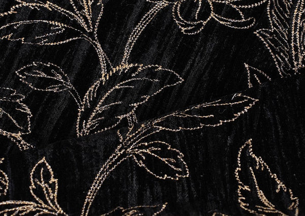 Contemporary Modern Sofa Pillows, Black Embroidery Flower Pattern Pillows for Couch, Decorative Throw Pillows for Bedroom, Large Modern Sofa Pillow for Dining Room-Art Painting Canvas