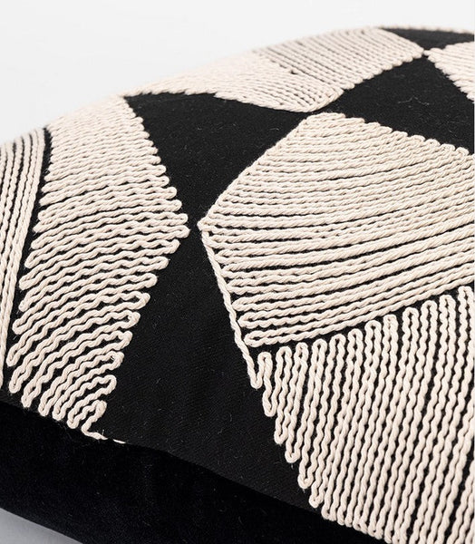 Modern Pillows for Couch, Contemporary Modern Sofa Pillows, Decorative Throw Pillows for Bedroom, Large Modern Pillow for Living Room-Art Painting Canvas