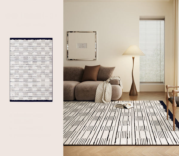 Simple Modern Rugs for Dining Room, Bedroom Modern Rugs, Living Room Contemporary Modern Rugs, Large Abstract Geometric Modern Rugs