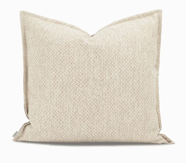 Large Square Modern Throw Pillows for Couch, Large Brown Throw Pillow for Interior Design, Contemporary Modern Sofa Pillows, Simple Decorative Throw Pillows-Art Painting Canvas