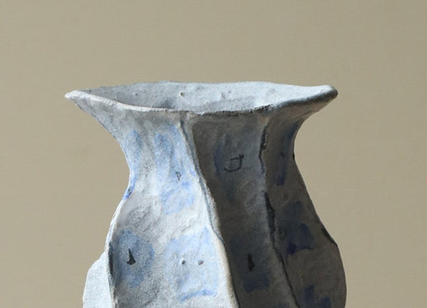 Porcelain Vases for Modern Home Decor, Contemporary Vases on Dining Table, Centerpiece Ceramic Bouquet Vases, Elegant Handmade Modern Flower Vase-Art Painting Canvas