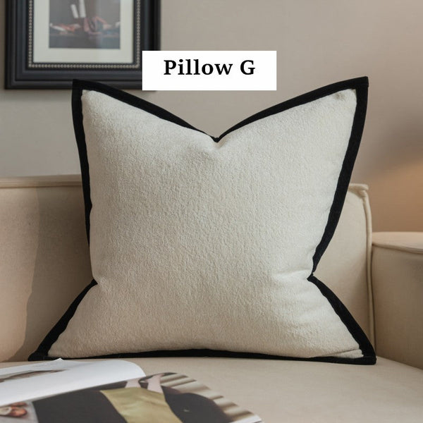Decorative Pillow Arrangement Ideas for Couch, Large Decorative Throw Pillows, Modern Decorative Pillows for Living Room, Decorative Pillow Covers-Art Painting Canvas