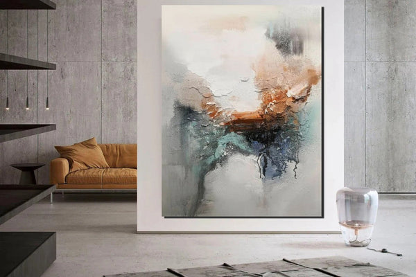Large Canvas Painting, Acrylic Painting for Dining Room, Living Room Wall Painting, Contemporary Wall Painting, Modern Artwork-Art Painting Canvas