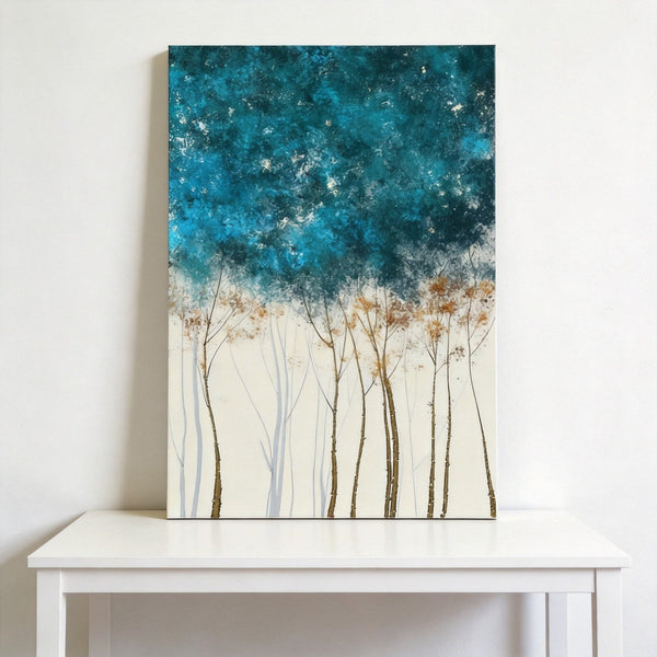 Original Abstract Paintings, Hand Painted Canvas Art, Abstact Tree Painting, Original Small Paintings, Buy Small Art Online-Art Painting Canvas