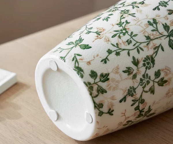 Ceramic Bouquet Vases, Porcelain Flower Vases, Rustic Flower Vases on Table, Dining Table Centerpiece, Handmade Water Holding Flower Vase-Art Painting Canvas