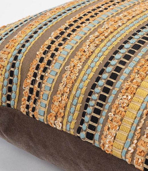 Contemporary Modern Sofa Pillows, Luxury Modern Pillows for Couch, Decorative Throw Pillows for Bedroom, Large Modern Pillow for Living Room-Art Painting Canvas