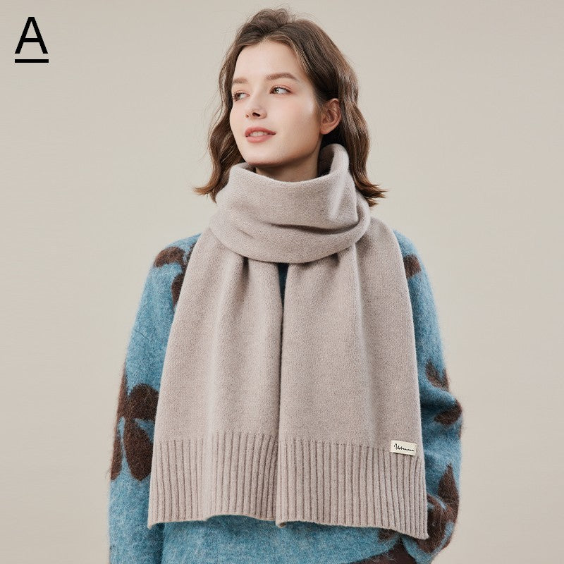 Fashion Designer Scarf, Cold Weather Scarf, Wool Scarf for Women, Casual Scarf for Women, Modern Winter Scarf, Soft Cashmere Scarf for Women-Art Painting Canvas