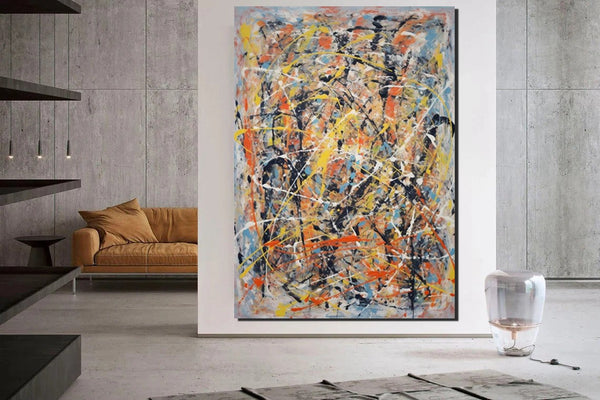 Extra Large Wall Art Painting, Modern Contemporary Abstract Artwork, Hand Painted Acrylic Painting, Acrylic Painting for Living Room, Buy Paintings Online-Art Painting Canvas