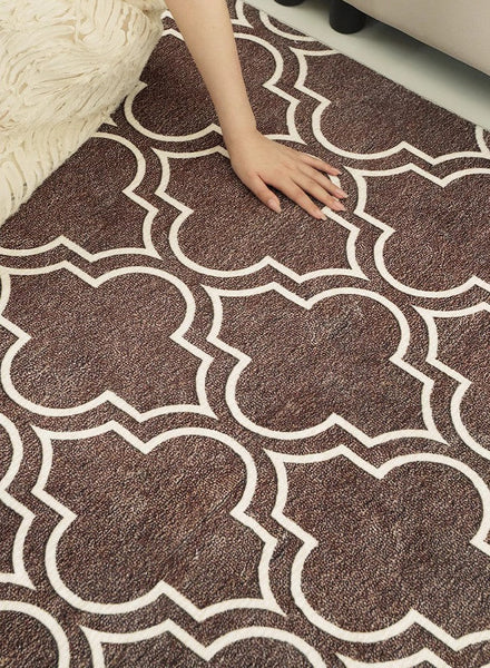 Abstract Contemporary Modern Rugs for Living Room, Extra Large Modern Rugs for Bedroom, Geometric Modern Rug Placement Ideas