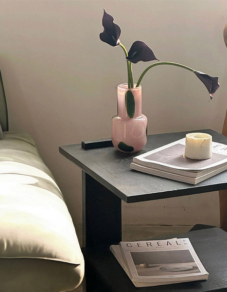 Handmade Glass Bud Vases, Flower Vases on Table, Vintage Small Glass Flower Vases, Water Holding Flower Vases-Art Painting Canvas