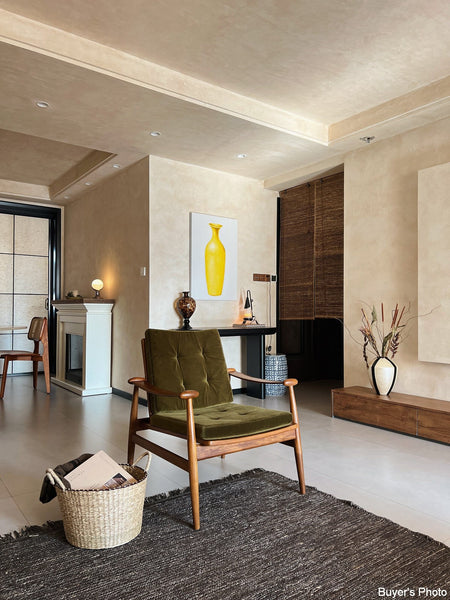 Large Contemporary Vases on Dining Table, Handmade Modern Flower Vase, Centerpiece Ceramic Bouquet Vases, Porcelain Vases for Modern Home Decor-Art Painting Canvas