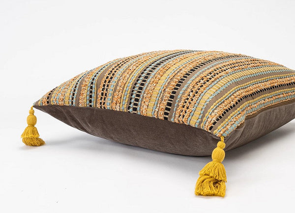 Contemporary Modern Sofa Pillows, Luxury Modern Pillows for Couch, Decorative Throw Pillows for Bedroom, Large Modern Pillow for Living Room-Art Painting Canvas