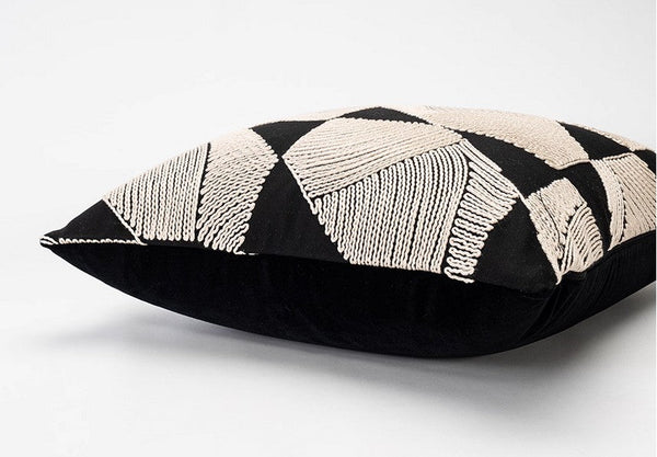 Modern Pillows for Couch, Contemporary Modern Sofa Pillows, Decorative Throw Pillows for Bedroom, Large Modern Pillow for Living Room-Art Painting Canvas