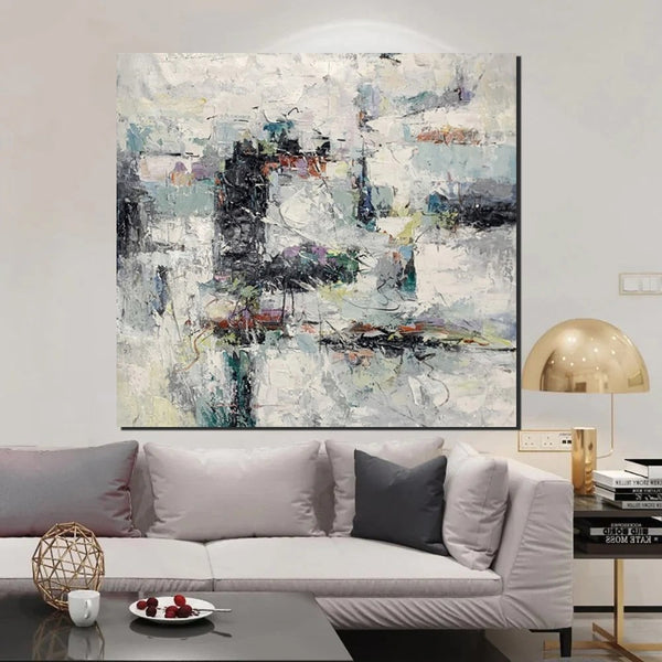 Large Simple Modern Art, Abstract Acrylic Painting, Bedroom Wall Art Paintings, Contemporary Wall Art Paintings, Acrylic Paintings for Living Room-Art Painting Canvas