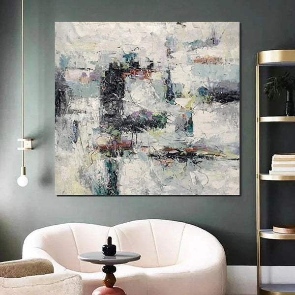 Large Simple Modern Art, Abstract Acrylic Painting, Bedroom Wall Art Paintings, Contemporary Wall Art Paintings, Acrylic Paintings for Living Room-Art Painting Canvas