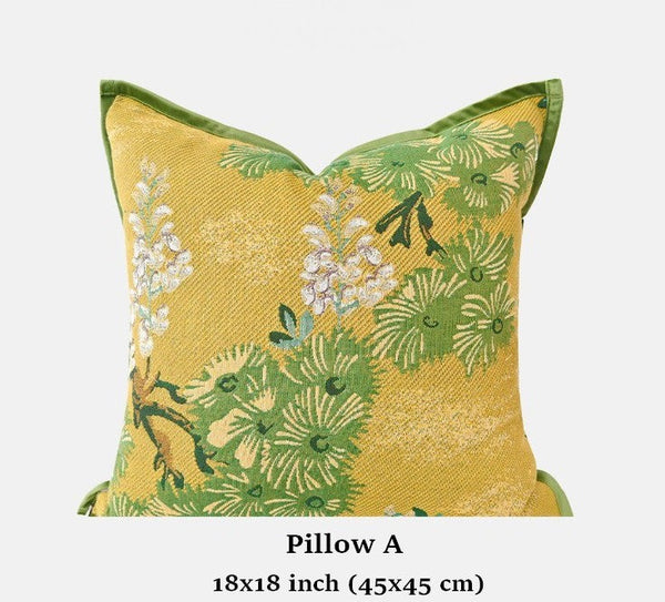Modern Decorative Pillows for Couch, Decorative Cushion Covers, Decorative Pillow Arrangement Ideas for Interior Design, Unique Decorative Pillows for Bedroom-Art Painting Canvas