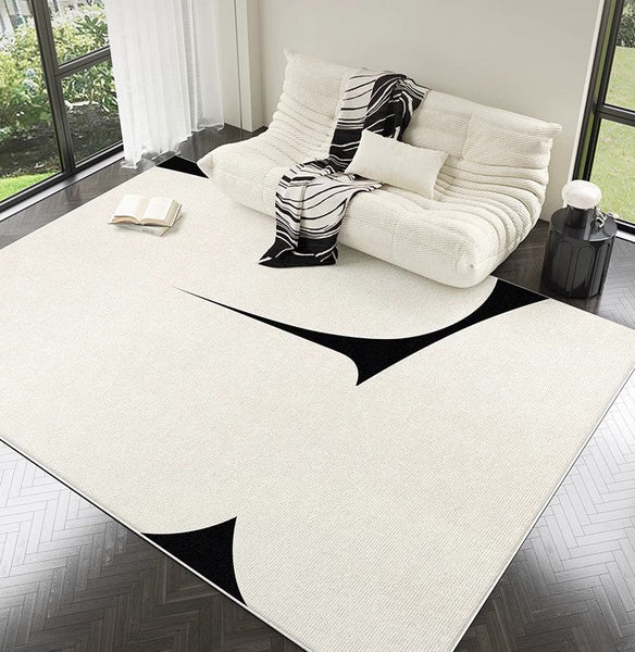 Large Modern Rugs for Living Room, Contemporary Modern Rugs for Bedroom, Extra Large Geometric Modern Rugs for Dining Room-Art Painting Canvas