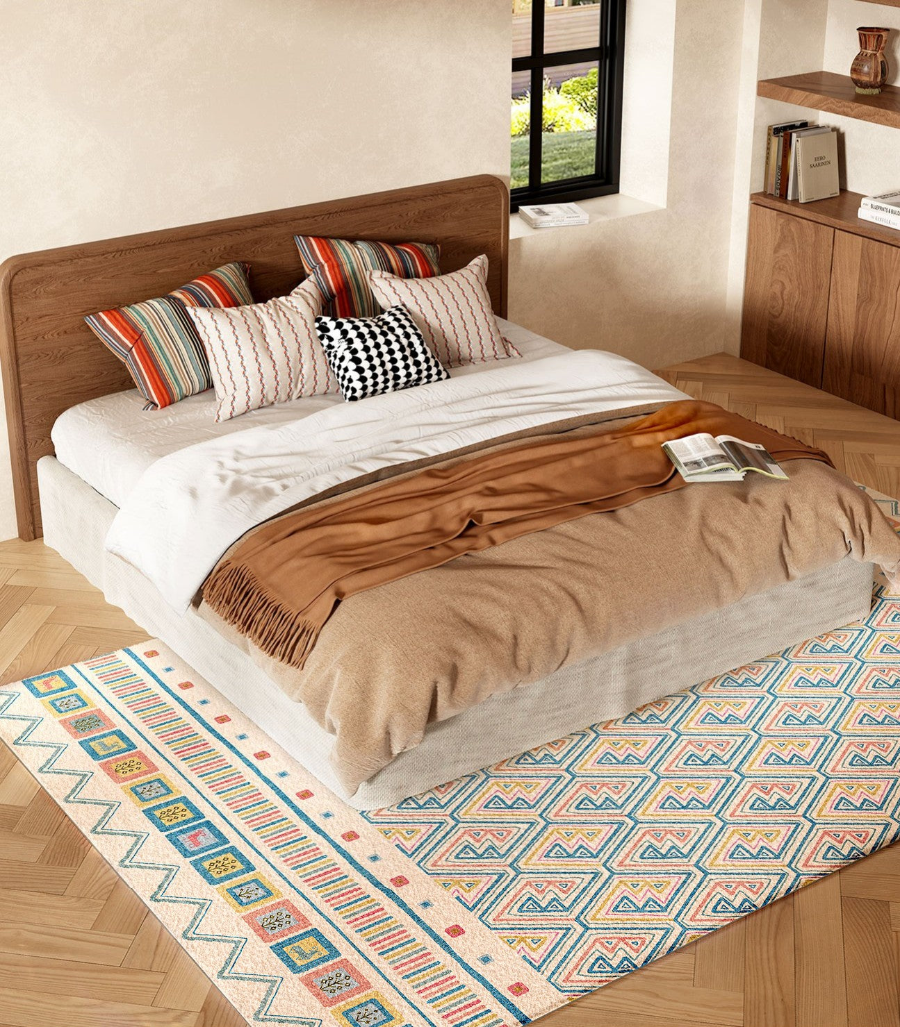 Contemporary Runner Rugs For Living Room, Modern Runner Carpets, Hallway Corridor Mat, Long Narrow Floor Cover, Entryway Decorative Rug