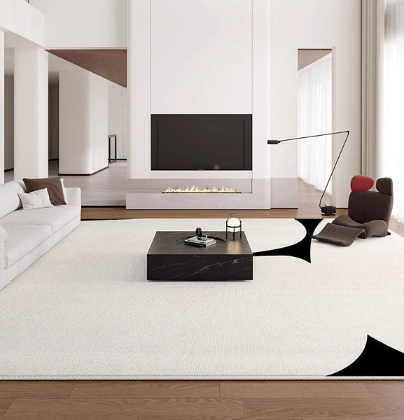 Large Modern Rugs for Living Room, Contemporary Modern Rugs for Bedroom, Extra Large Geometric Modern Rugs for Dining Room-Art Painting Canvas