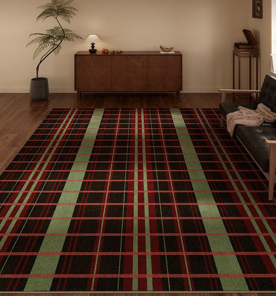 Mid Century Modern Rugs, Contemporary Modern Rugs for Living Room, Colorful Absract Rugs for Bedroom, Minimalist Geometric Rugs for Living Room-Art Painting Canvas