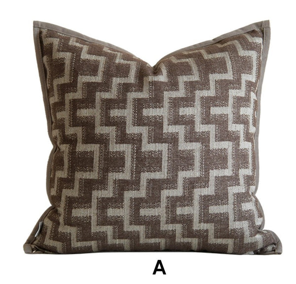 Mid Century Decorative Pillows for Couch, Geometric Modern Sofa Pillows, Contemporary Throw Pillows, Modern Pillows for Bedroom, Modern Sofa Pillows-Art Painting Canvas