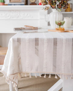 Rustic Table Covers for Kitchen, Linen Rectangular Tablecloth for Oval Table, Country Farmhouse Tablecloth, Large Rectangle Tablecloth for Dining Room Table-Art Painting Canvas