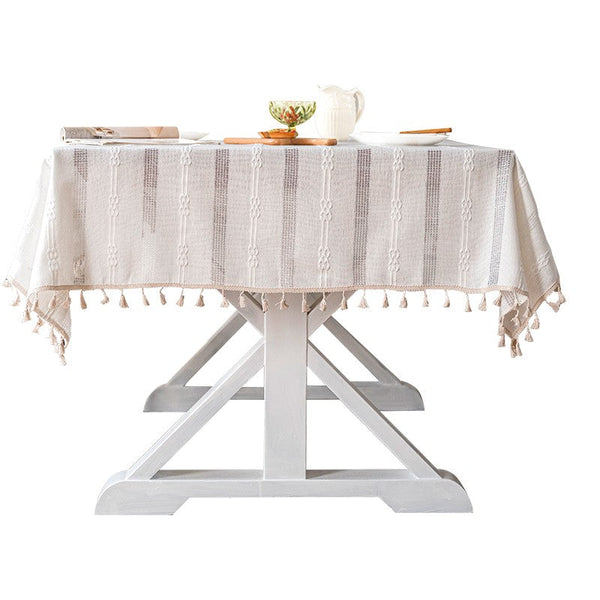 Rustic Table Covers for Kitchen, Linen Rectangular Tablecloth for Oval Table, Country Farmhouse Tablecloth, Large Rectangle Tablecloth for Dining Room Table-Art Painting Canvas