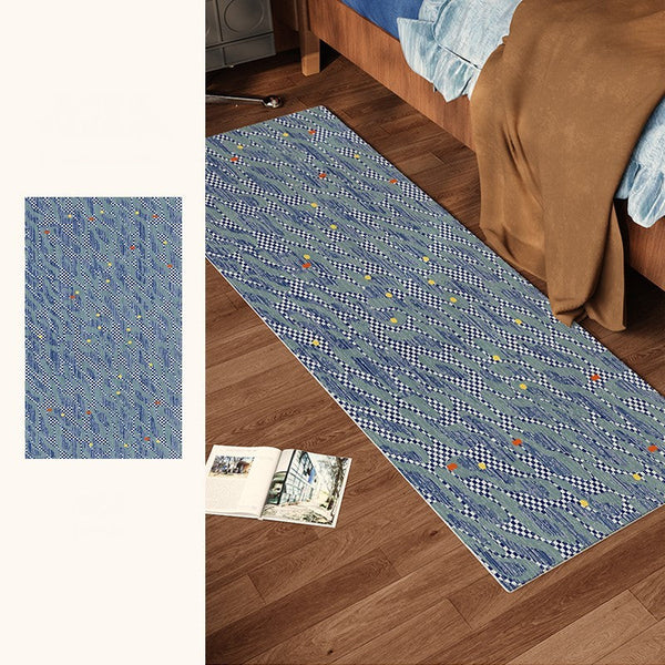 Abstract Area Rugs for Living Room, Contemporary Modern Rugs Next to Bed, Modern Carpets for Office, Geometric Modern Rugs under Dining Room Table