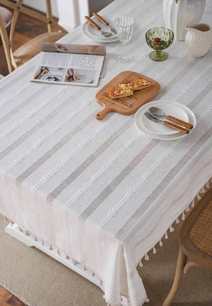 Rustic Table Covers for Kitchen, Linen Rectangular Tablecloth for Oval Table, Country Farmhouse Tablecloth, Large Rectangle Tablecloth for Dining Room Table-Art Painting Canvas