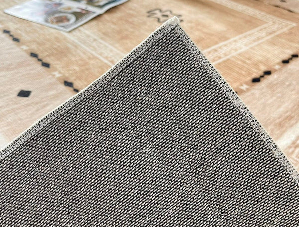 Contemporary Rugs for Bedroom, Mid Century Modern Rugs Next to Bed, Abstract Modern Carpets for Living Room, Modern Rugs for Dining Room-Art Painting Canvas