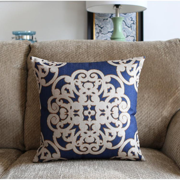 Decorative Pillows for Couch, Simple Modern Throw Pillows, Geometric Pattern Throw Pillows, Decorative Sofa Pillows for Living Room-Art Painting Canvas