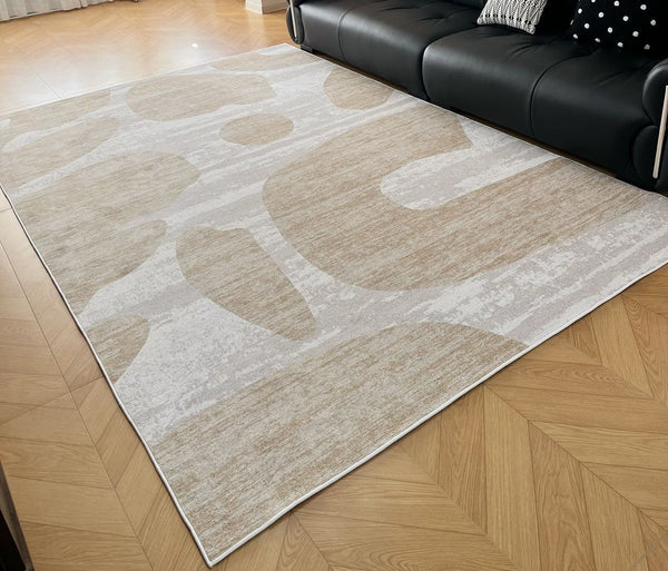 Modern Rugs under Sofa, Dining Room Floor Rugs, Abstract Contemporary Rugs for Bedroom, Modern Rug Ideas for Living Room-Art Painting Canvas