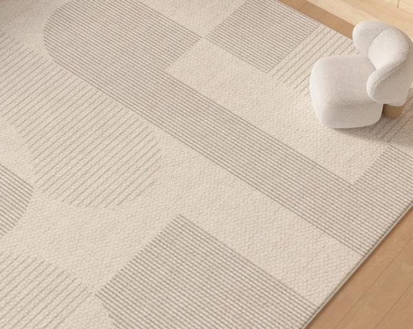 Bedroom Modern Rugs, Contemporary Modern Rugs for Living Room, Modern Rugs for Dining Room, Abstract Geometric Modern Rugs-Art Painting Canvas